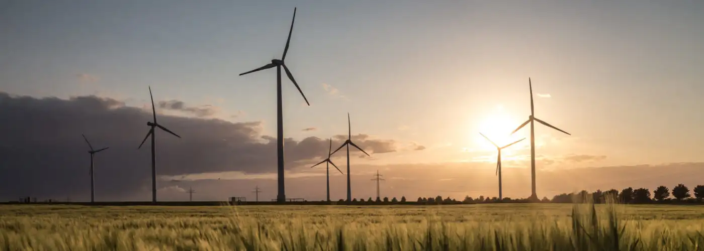 Wind turbine farm