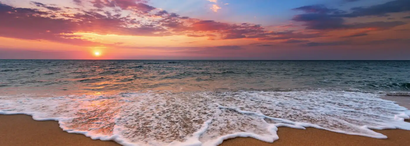 Beach at sunrise