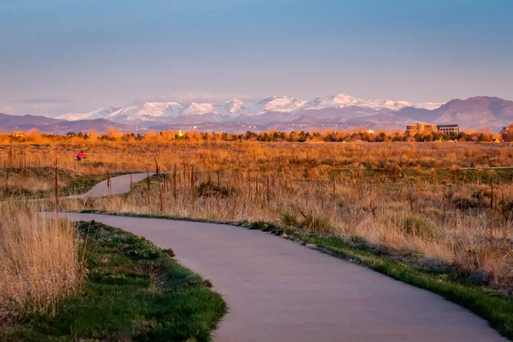 Cherry Creek State Park at twilight