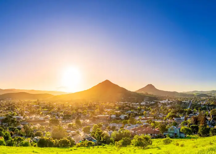 Panoramic view of San Luis Obispo, California