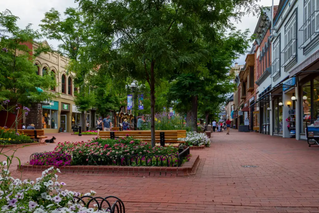 Pearl Street Mall in Boulder, Colorado