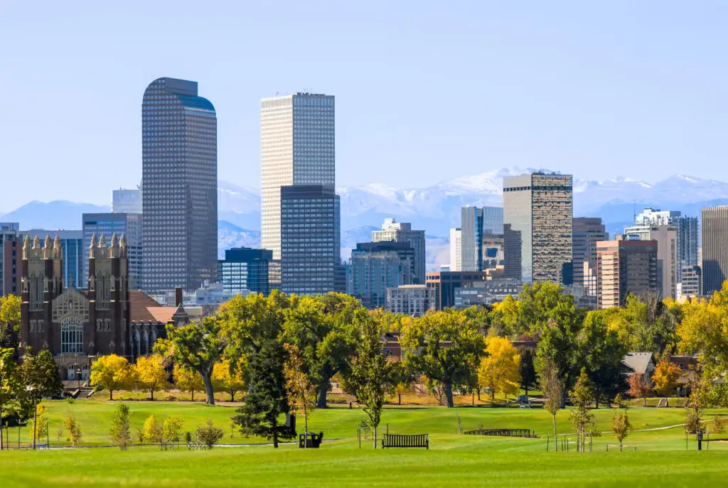 Denver, Colorado skyline