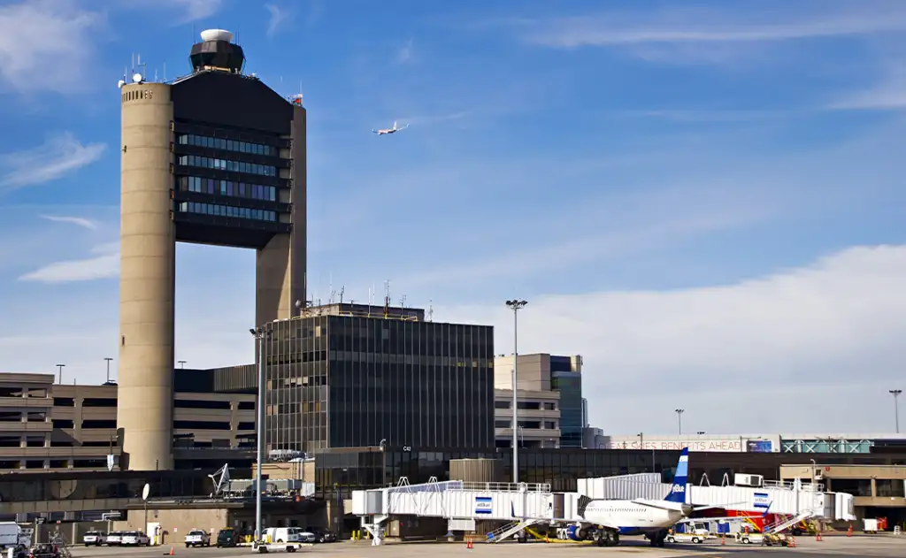 Logan International Airport in Boston, Massachusetts on October 23, 2012. Logan Airport is the largest airport in New England.