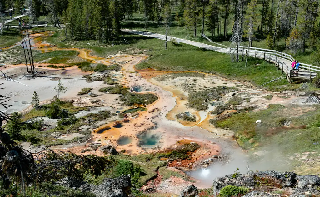 Artist's Paintpot Area, Yellowstone National Park