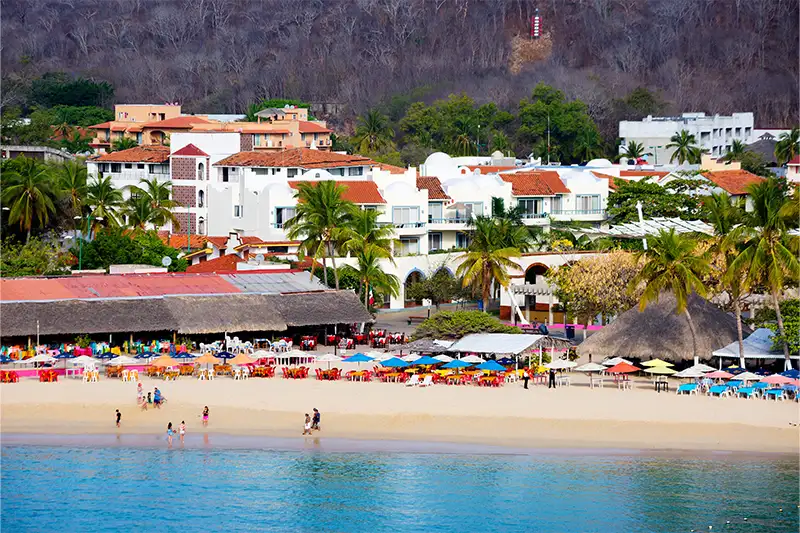 Beach in Huatulco, Mexico