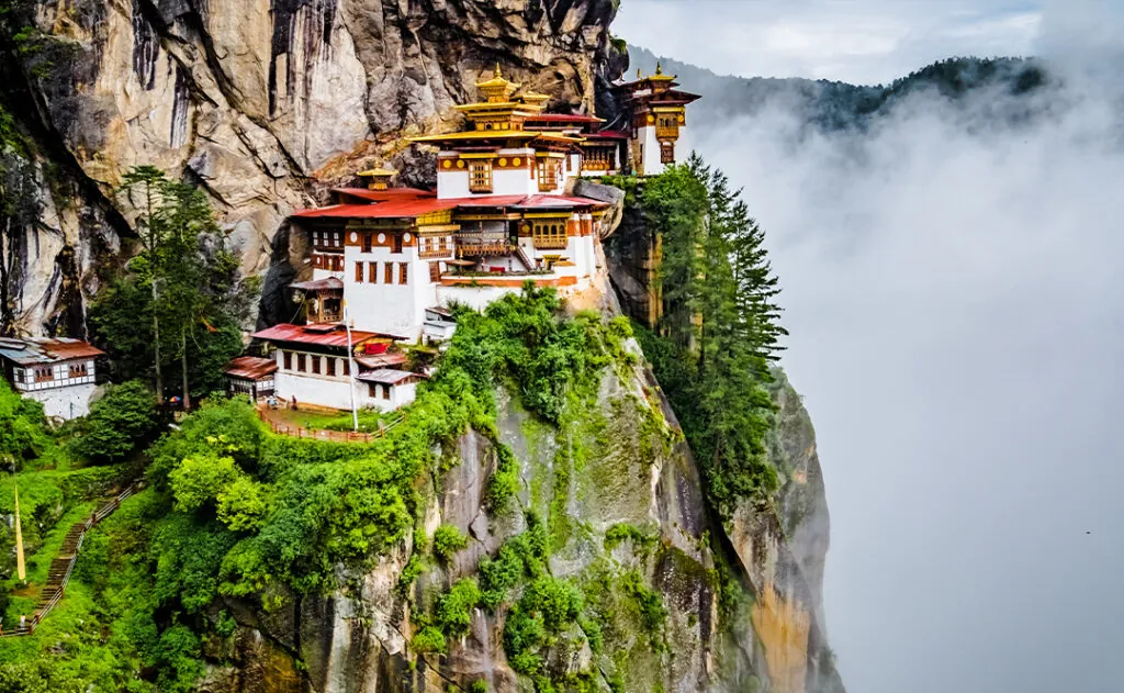 View on Tiger's nest monastery, Bhutan