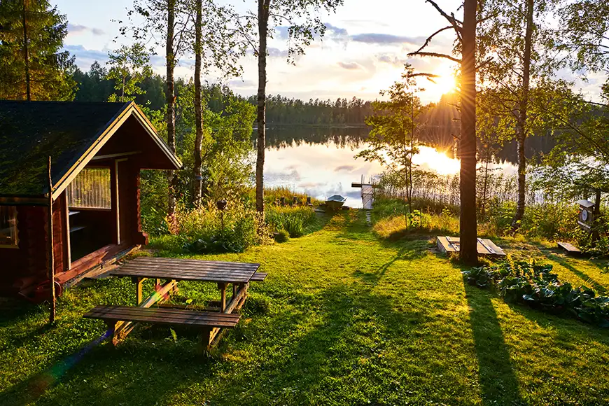 finland lake.