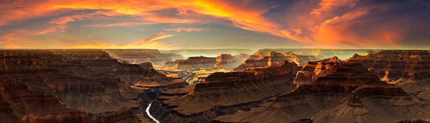 Grand Canyon National Park at sunset