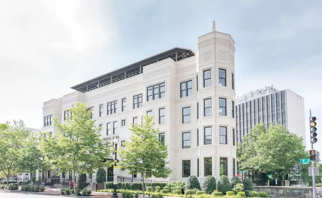 Exterior of the Hotel Hive in Washington D.C.