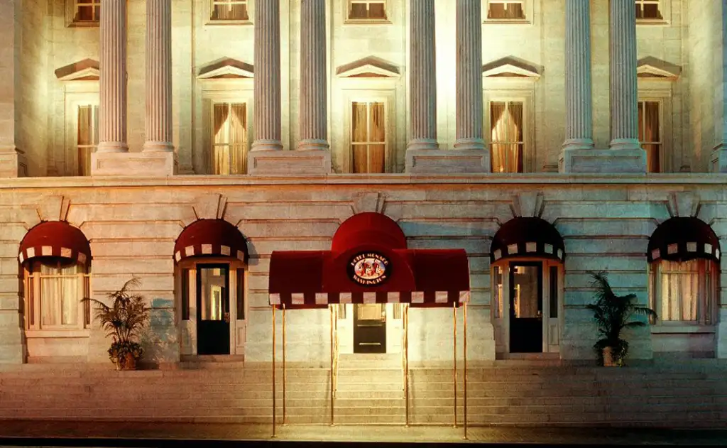 Front entrance to the Kimpton Hotel Monaco Washington DC