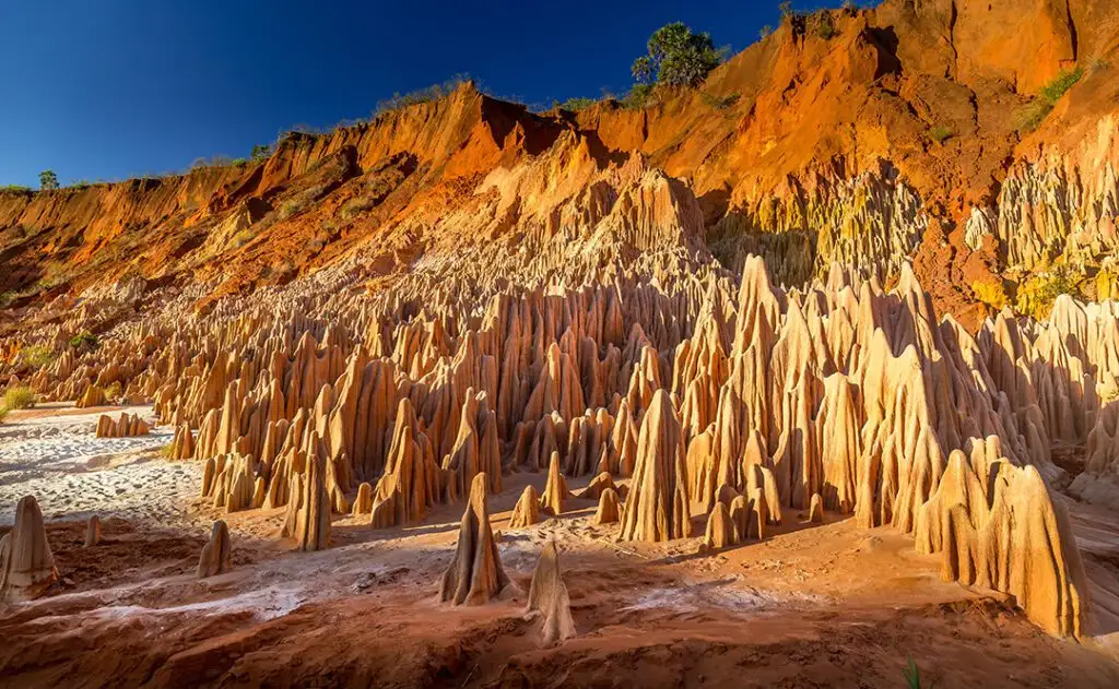 The Tsingy Rouge (Red Tsingy) in the region of Diana in northern Madagascar.