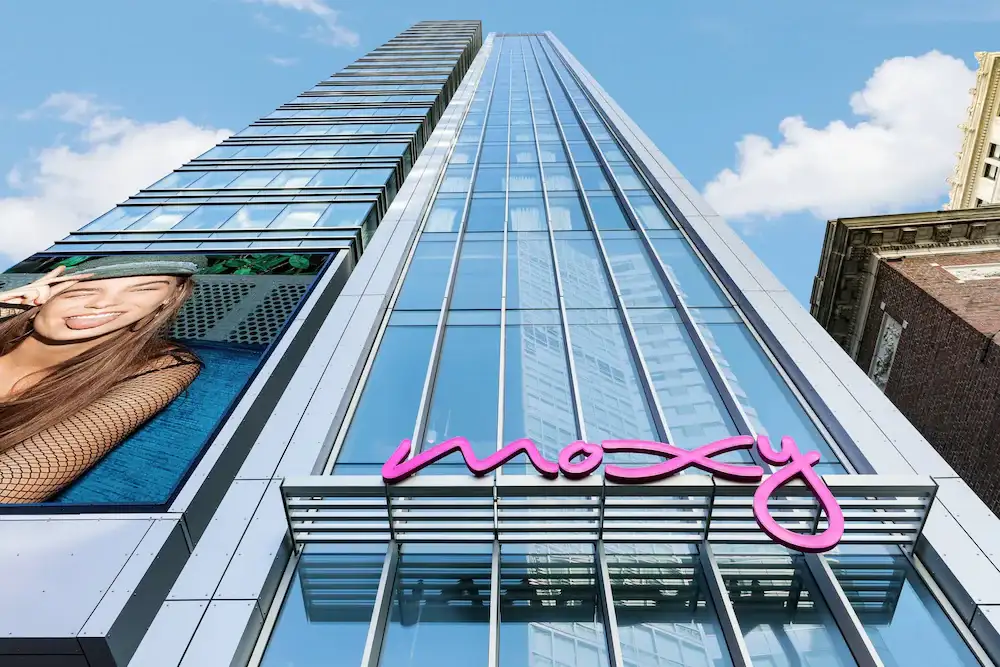 Exterior of Moxy Boston Downtown