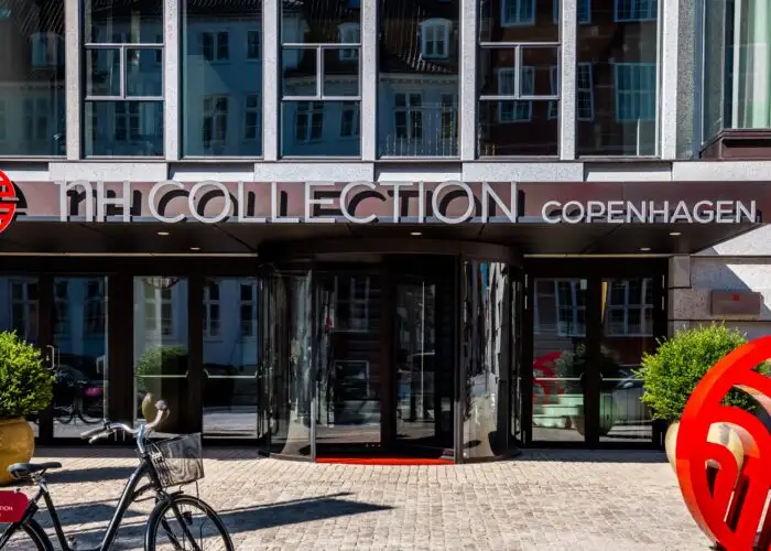 Front entrance of NH Collection Copenhagen in Denmark