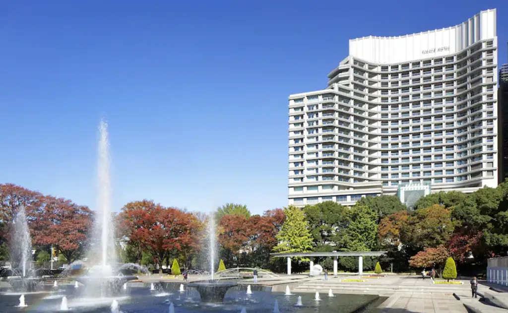 Exterior view of the Palace Hotel Tokyo