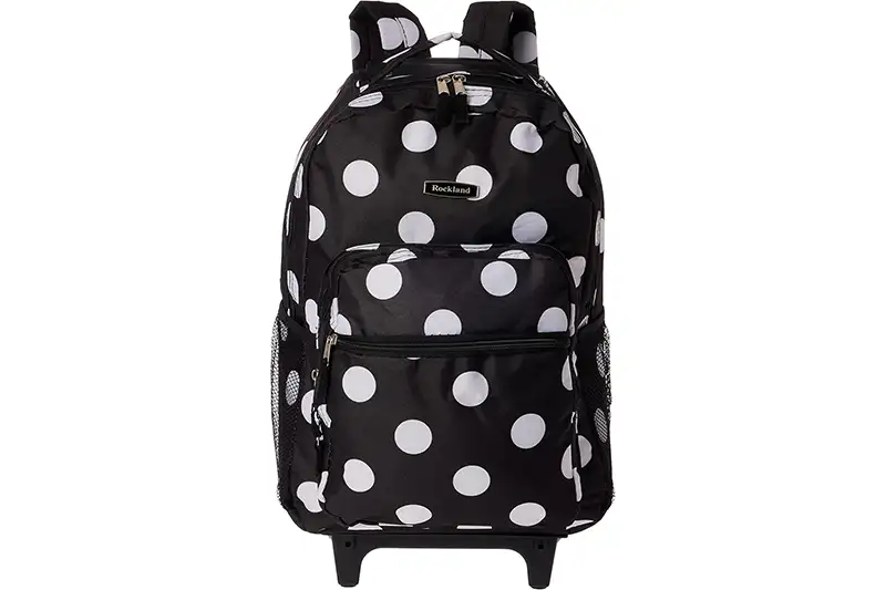 Rockland Double Handle Rolling Backpack