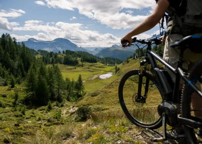 E-bikes enjoying the view