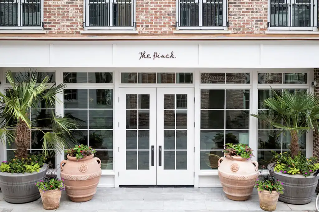 Entrance to The Pinch Hotel in Charleston, SC