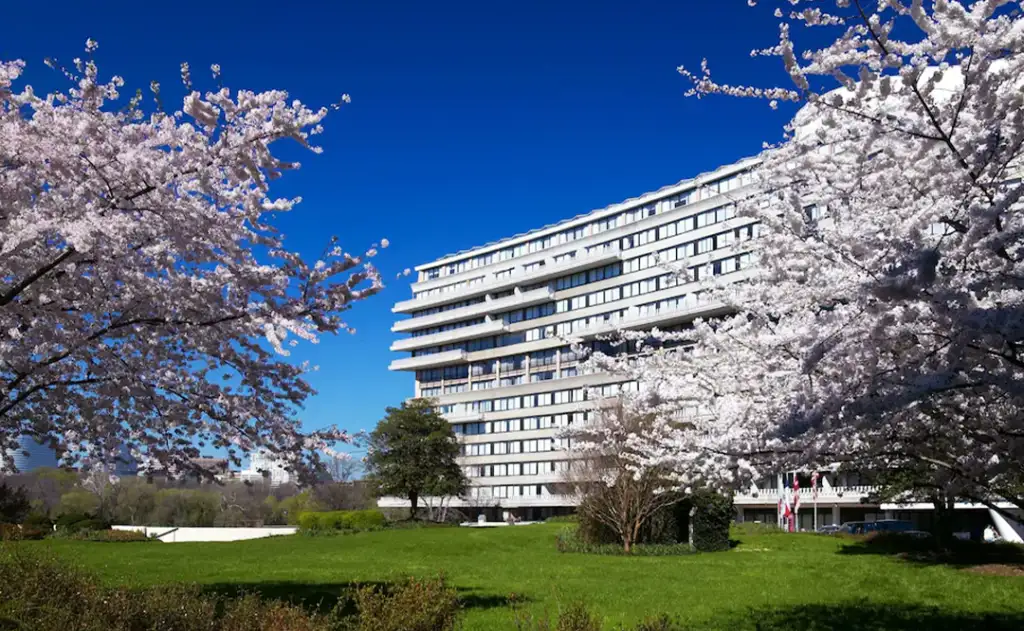 Exterior of The Watergate Hotel in Washington D.C.