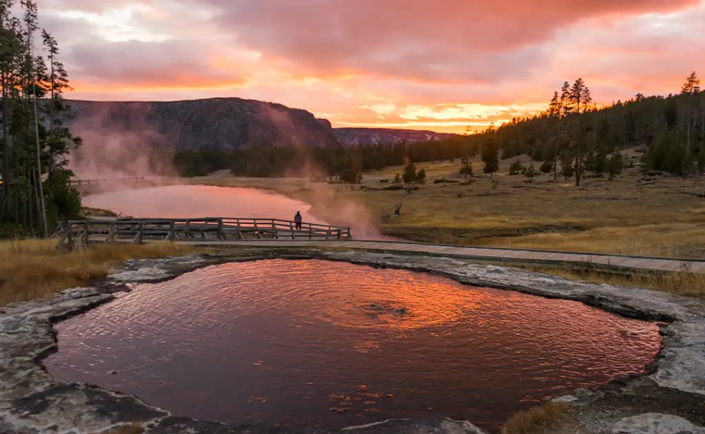 Yellowstone Sunset